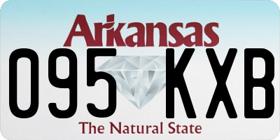 AR license plate 095KXB