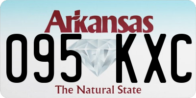 AR license plate 095KXC