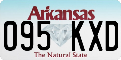 AR license plate 095KXD