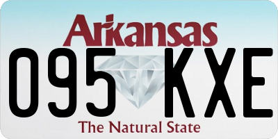 AR license plate 095KXE