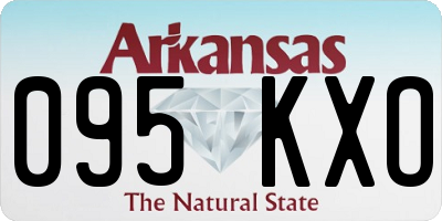 AR license plate 095KXO