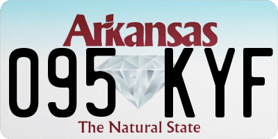 AR license plate 095KYF