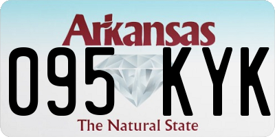 AR license plate 095KYK