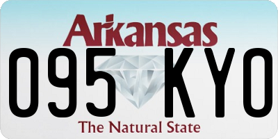 AR license plate 095KYO