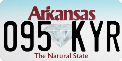 AR license plate 095KYR
