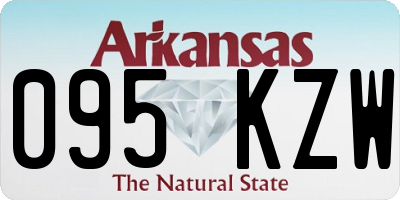 AR license plate 095KZW