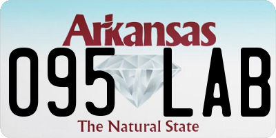 AR license plate 095LAB