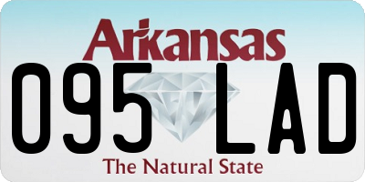 AR license plate 095LAD