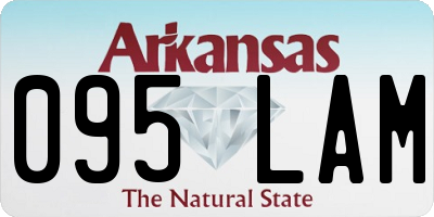 AR license plate 095LAM