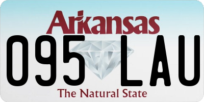 AR license plate 095LAU