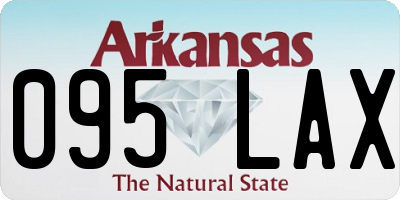 AR license plate 095LAX