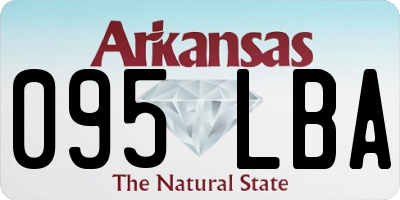 AR license plate 095LBA