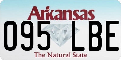 AR license plate 095LBE