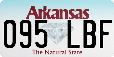 AR license plate 095LBF
