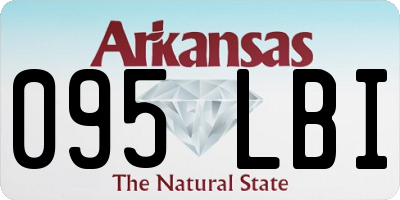 AR license plate 095LBI