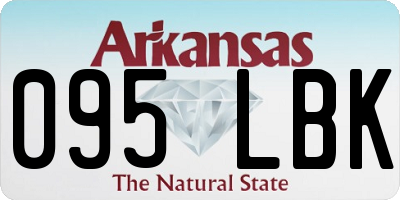 AR license plate 095LBK