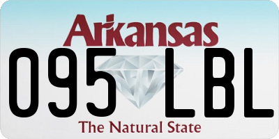 AR license plate 095LBL