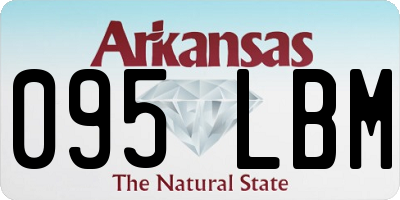 AR license plate 095LBM