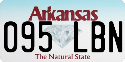 AR license plate 095LBN