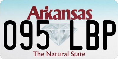AR license plate 095LBP