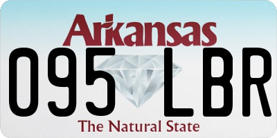 AR license plate 095LBR