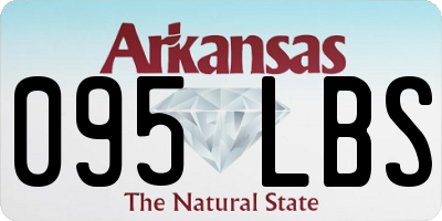 AR license plate 095LBS