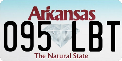 AR license plate 095LBT