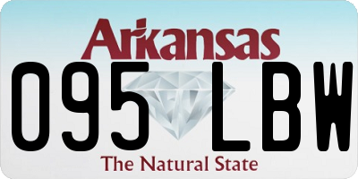 AR license plate 095LBW