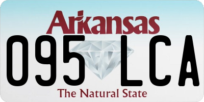 AR license plate 095LCA