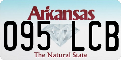 AR license plate 095LCB