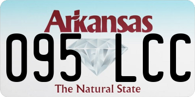 AR license plate 095LCC