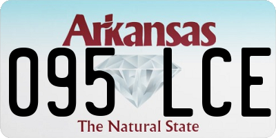 AR license plate 095LCE