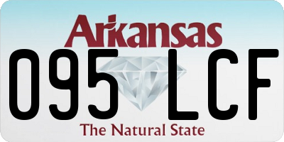 AR license plate 095LCF