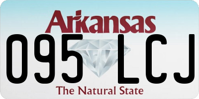 AR license plate 095LCJ