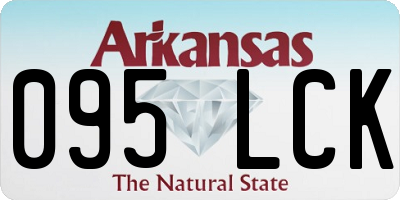 AR license plate 095LCK