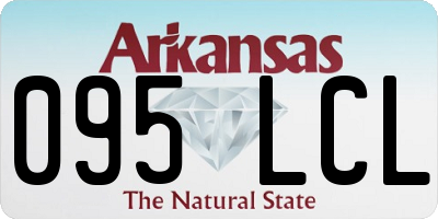 AR license plate 095LCL