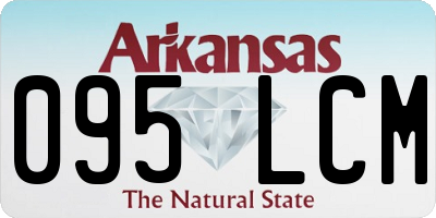 AR license plate 095LCM