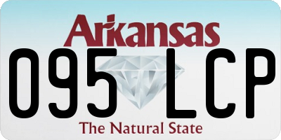 AR license plate 095LCP