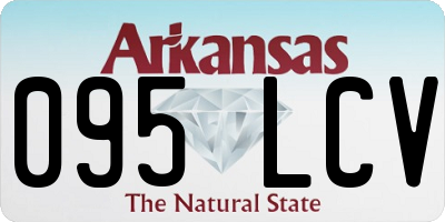 AR license plate 095LCV