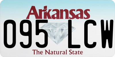 AR license plate 095LCW