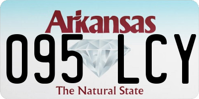 AR license plate 095LCY