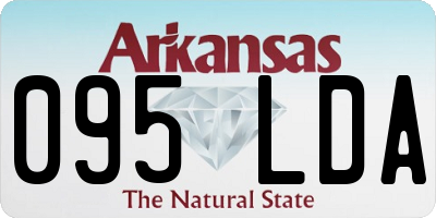 AR license plate 095LDA