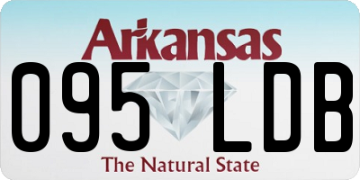AR license plate 095LDB