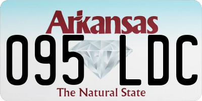 AR license plate 095LDC