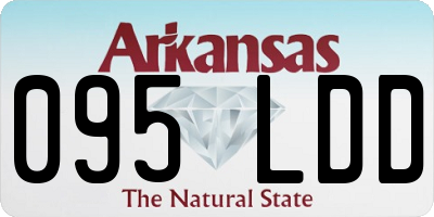 AR license plate 095LDD