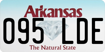 AR license plate 095LDE