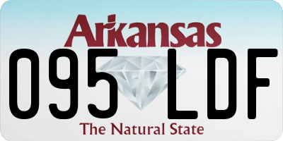 AR license plate 095LDF