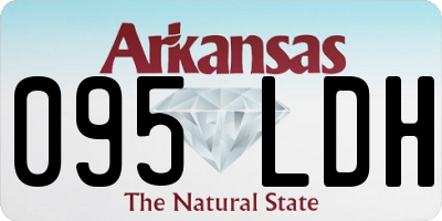 AR license plate 095LDH