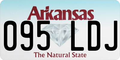 AR license plate 095LDJ