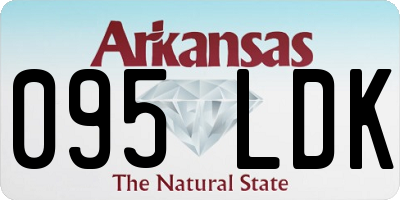 AR license plate 095LDK